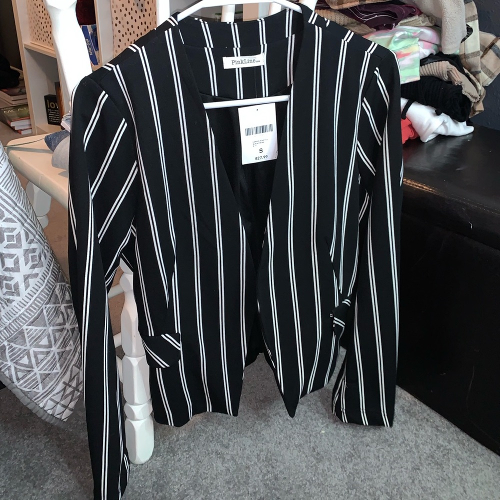NWT striped forever 21 blazer